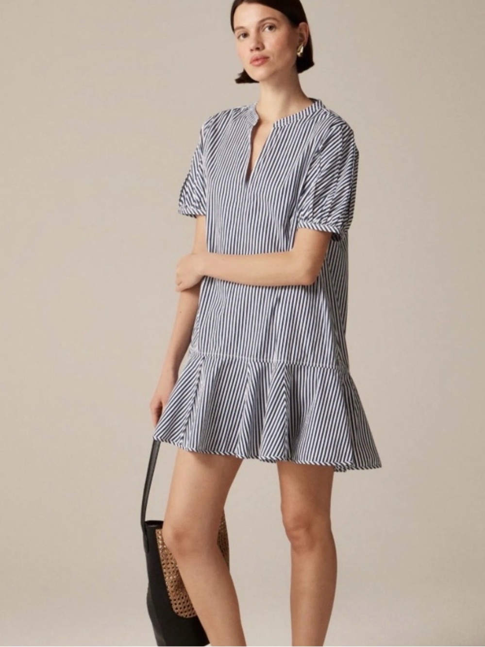 JCrew Delilah dress in cotton poplin petite XS